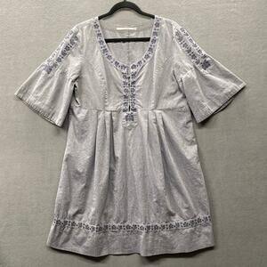 Part Two Denmark Lagenlook Tunic Top Womens 14 UK‎ (10 US?) Embroidered Boho